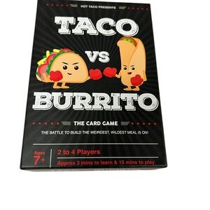Taco vs Burrito Card Game